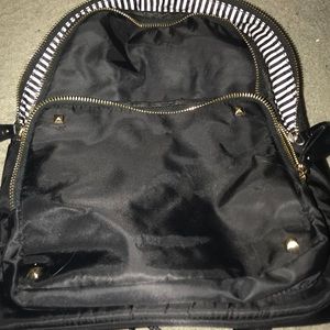 MMS Design Studio Black & Gold Nylon Backpack